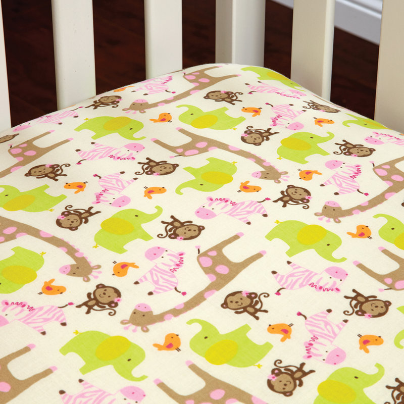 Carter's Jungle Fitted Crib Sheet & Reviews Wayfair